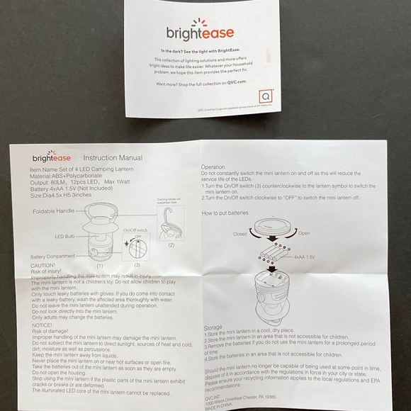 Brightease Set of 3 Mini Lanterns/Pink/Green/Purple/NEW IN INDIVIDUAL BOXES!!! - Picture 5 of 5